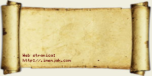 Vanja Baćina vizit kartica